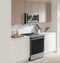 30" Smart Slide-in, Front-control, Induction And Convection Range With In-oven Camera In Platinum Glass