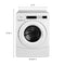 27" Commercial High-Efficiency Energy Star-Qualified Front-Load Washer, Non-Vend