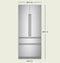 36" Integrated French-door Refrigerator
