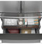 Energy Star® 23.2 Cu. Ft. Smart Counter-depth 4-door French-door Refrigerator In Platinum Glass With Dual-dispense Autofill Pitcher