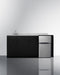 72" Wide All-In-One Kitchenette, ADA Counter Height