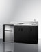 72" Wide All-In-One Kitchenette, ADA Counter Height