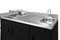 72" Wide All-In-One Kitchenette, ADA Counter Height