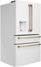 Café Refrigeration Matte White Side Panel, Full-depth, 4-door, Left