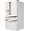 Refrigeration Matte White Side Panel, Counter-depth, 4-door, Right