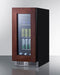 15" Wide Built-In Beverage Center (Panel Not Included)