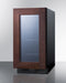 18" Wide Built-In Beverage Center (Panel Not Included)
