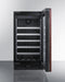 18" Wide Built-In Wine Cellar (Panel Not Included)