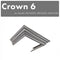 Crown Molding Profile 6 for Wall Mount Range Hoods