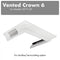 Vented Crown Molding Profile 6 For Wall Mount Range Hood