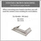 Vented Crown Molding Profile 6 for Wall Mount Range Hood
