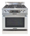 30″ Grand Chef Dual Fuel Range 4 Burners LP