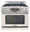 36″ Grand Chef Dual Fuel Range 2 Burners / Grill / 2 Burners LP