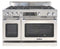 48″ Grand Chef Dual Fuel Range 4 Burners / Grill / 2 Burners LP