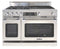 48″ Grand Chef Dual Fuel Range 4 Open Burners / 24″ Grill LP