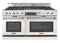 60″ Grand Chef Dual Fuel Range 4 Burners / 24″ Grill / 2 Burners LP