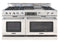 60″ Grand Chef Dual Fuel Range 4 Burners / Grill / Griddle / 2 Burners LP