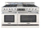 60″ Grand Chef Dual Fuel Range 4 Burners / Griddle / 4 Burners LP