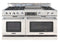 60″ Grand Chef Dual Fuel Range 4 Open Burners / 24″ Griddle / 2 Open Burners LP