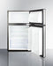 19" Wide 2-Door Refrigerator-Freezer, ADA Height