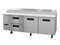 Refrigerator, Three Section Pizza Prep Table, Drawer/Door Combo