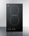 12" Wide 115V 2-Burner Radiant Cooktop