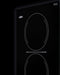 12" Wide 230V 2-Burner Radiant Cooktop