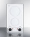 12" Wide 115V 2-Burner Radiant Cooktop