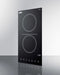 12" Wide 115V 2-Burner Radiant Cooktop