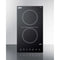 12" Wide 115V 2-Burner Radiant Cooktop