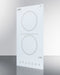 12" Wide 115V 2-Burner Radiant Cooktop