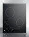 21" Wide 230V 2-Burner Radiant Cooktop