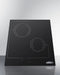 18" Wide 220V 2-Burner Radiant Cooktop