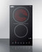 12" Wide 230V 2-Burner Radiant Cooktop