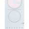 12" Wide 230V 2-Burner Radiant Cooktop