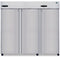 Refrigerator, Three Section Upright, Full Stainless Doors with Lock