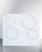 24" Wide 230V 4-Burner Radiant Cooktop