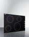 30" Wide 208-240V 4-Burner Radiant Cooktop