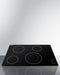 30" Wide 208-240V 4-Burner Radiant Cooktop