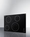 30" Wide 208-240V 4-Burner Radiant Cooktop