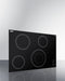 30" Wide 208-240V 4-Burner Radiant Cooktop