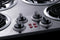 24" Wide 240V 4-Burner Coil Cooktop