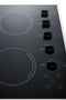 27" Wide 230V 5-Burner Radiant Cooktop