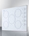 27" Wide 230V 5-Burner Radiant Cooktop