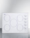 27" Wide 230V 5-Burner Radiant Cooktop