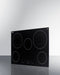 30" Wide 208-240V 5-Burner Radiant Cooktop