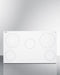 36" Wide 208-240V 5-Burner Radiant Cooktop