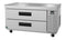 Refrigerator, Single Section Chef Base Prep Table, Stainless Drawers