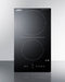 12" Wide 230V 2-Burner Radiant Cooktop With Safety Shutoff