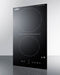 12" Wide 230V 2-Burner Radiant Cooktop With Safety Shutoff